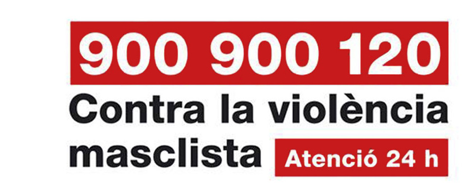 Acord de col•laboració en contra de la violencia masclista per divulgar la línia 900 900 120
