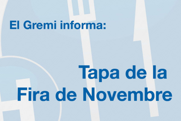 tapa de Fira de Novembre