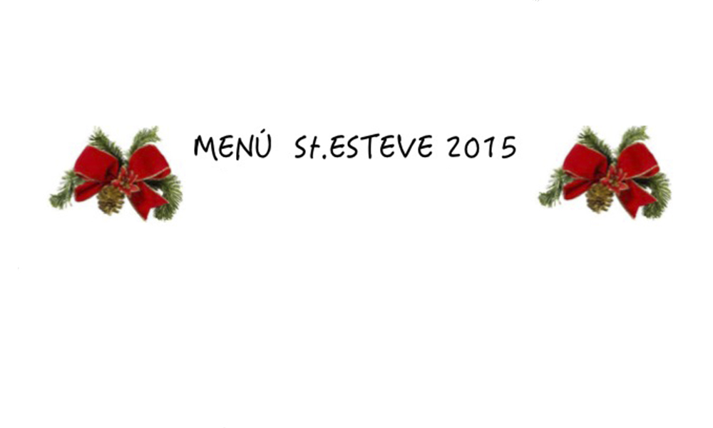 Restaurant Infinit: propostes per Sant Esteve