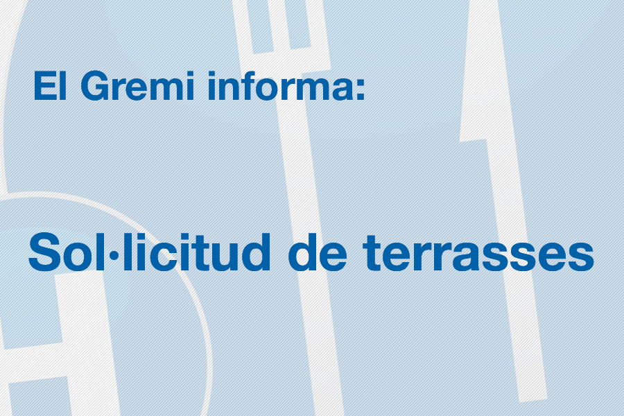 Sol·licitud de terrasses