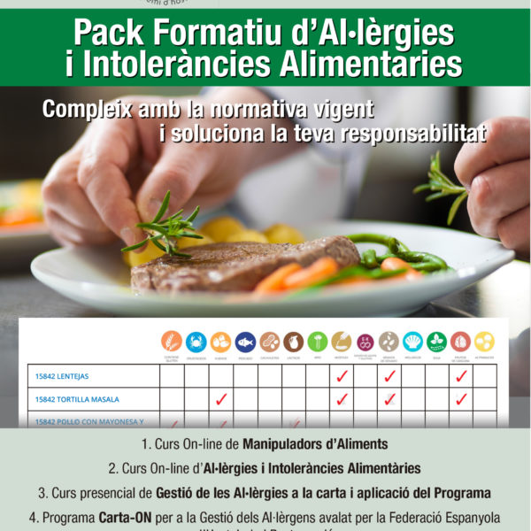 Convenis del Gremi formació en al·lèrgies i intoleràncies alimentàries