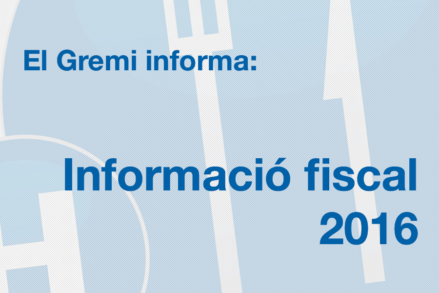 Informació fiscal