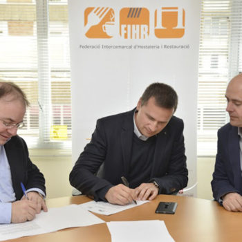 La FIHR i JustaEnergia acorden impulsar l’eficiència energètica en el sector d'Hostaleria i Restauració