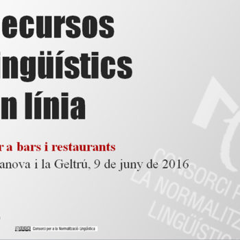 Recursos lingüístics a Internet