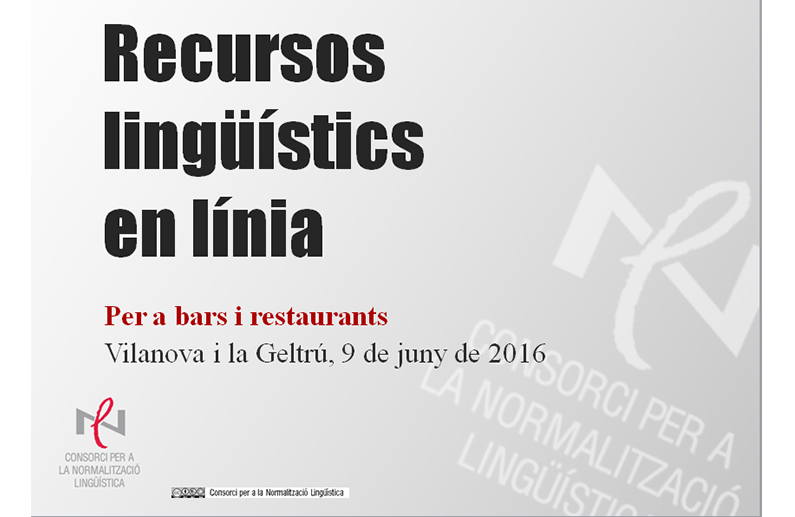 Recursos lingüístics a Internet
