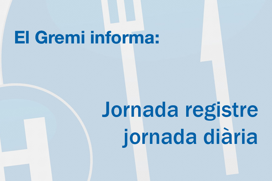 Jornada registre jornada diària