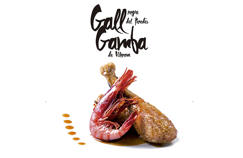 Plat de Festa Major: Gall Negre del Penedès & Gamba de Vilanova