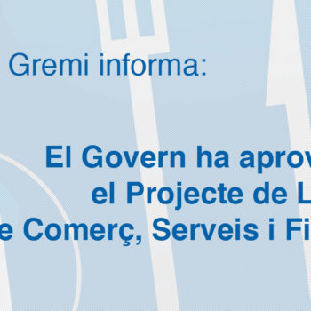El Govern ha aprovat el Projecte de Llei de Comerç, Serveis i Fires
