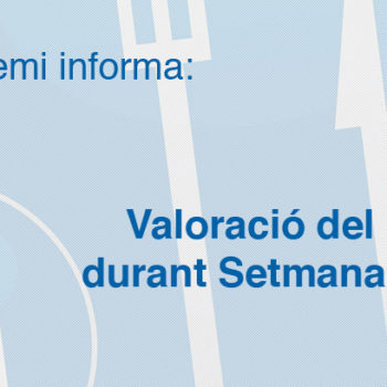 Valoració del sector durant Setmana Santa