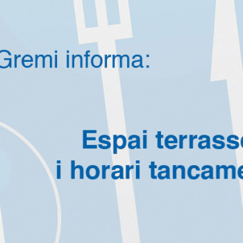 Espai terrasses i horari tancament