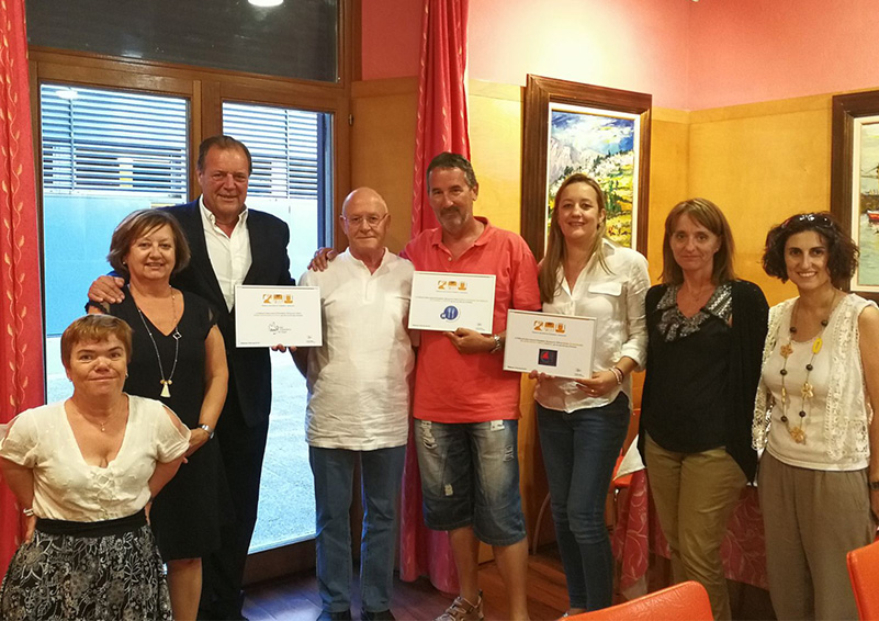 Homenatge de la FIHR als Gremis d’Hostaleria de Sitges, Vilanova i Castelldefels