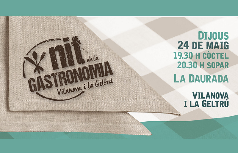 La IV Nit de la Gastronomia se celebrarà a La Daurada el pròxim dijous 24 de maig