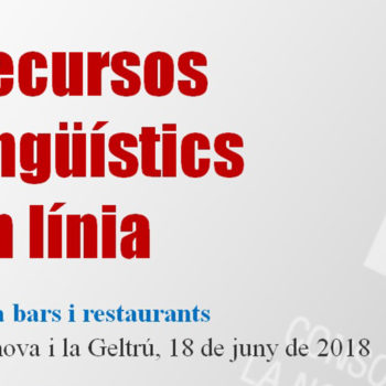 Recursos lingüístics en línia per a bars i restaurants