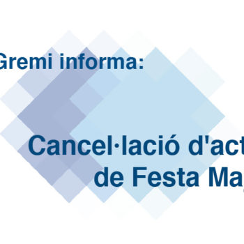 Cancel·lació d'actes de Festa Major