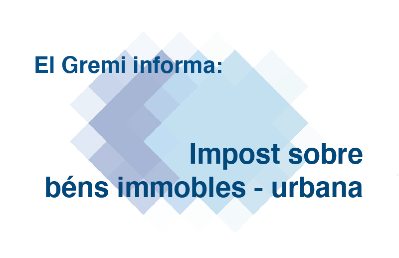 Impost sobre Béns Immobles - urbana