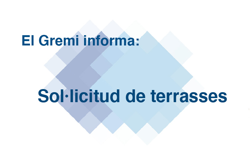 Sol·licitud de terrasses 2019