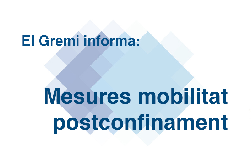 Mesures mobilitat postconfinament