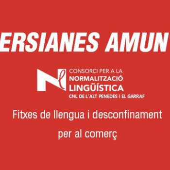 Fitxes de llengua i desconfinament per al comerç