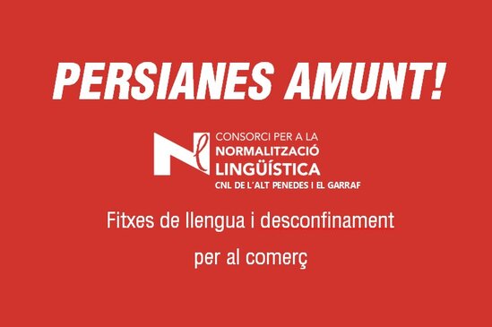 Fitxes de llengua i desconfinament per al comerç