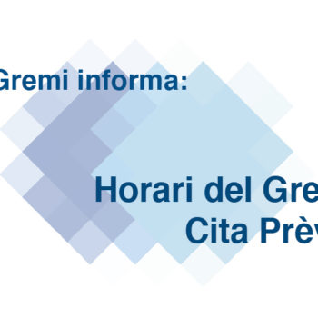 Horari del Gremi - Cita Prèvia