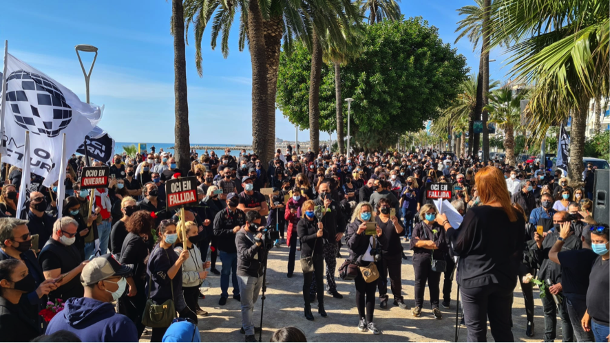 Concentració de la restauració a Sitges