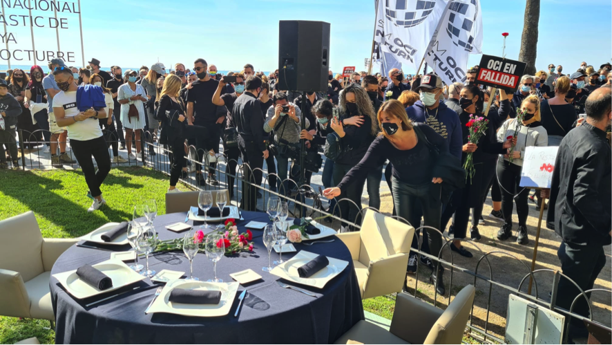 Concentració de la restauració a Sitges