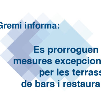 mesures excepcionals per les terrasses