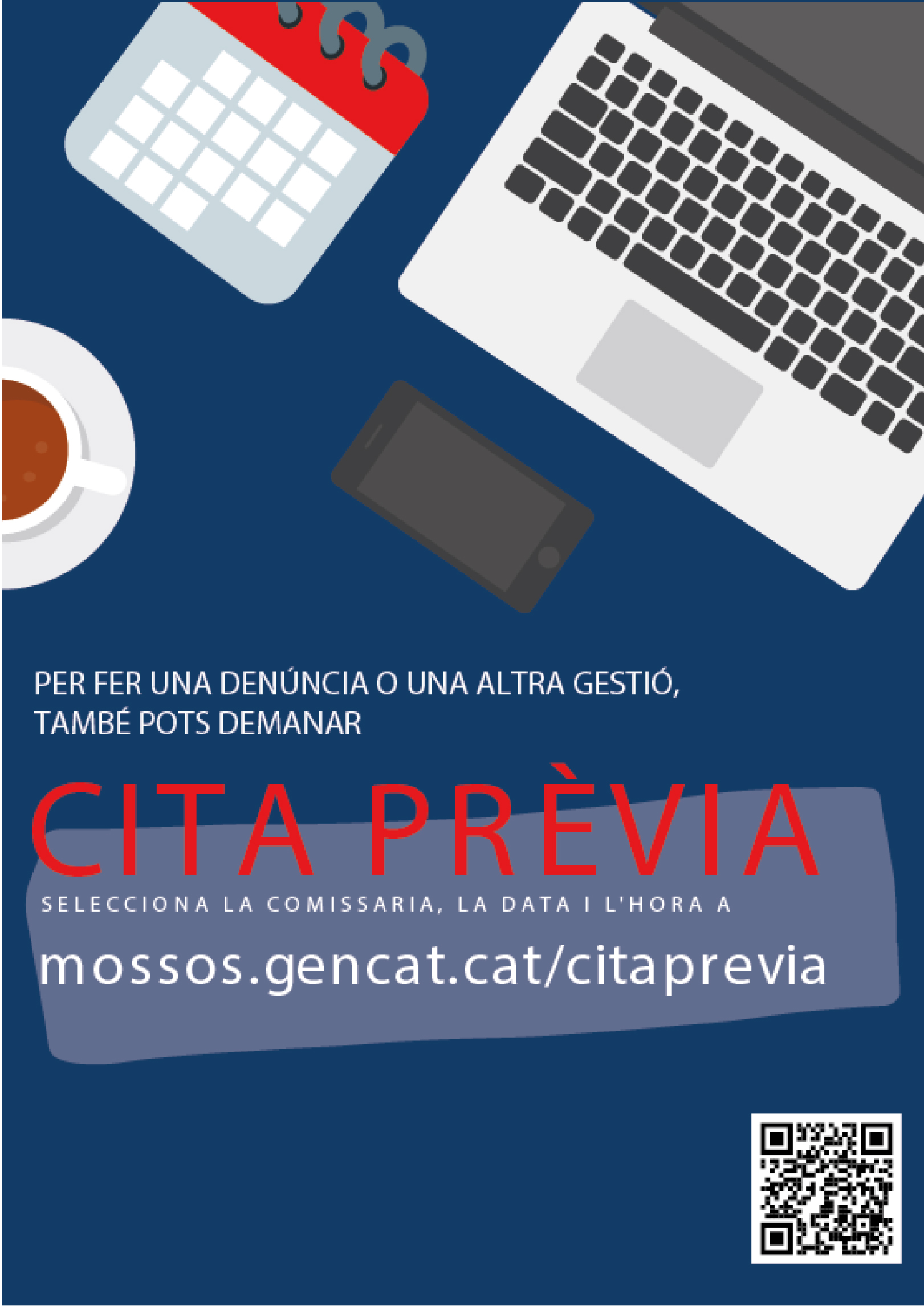 nova aplicació informàtica “Cita Prèvia”  de mossos d'esquadra