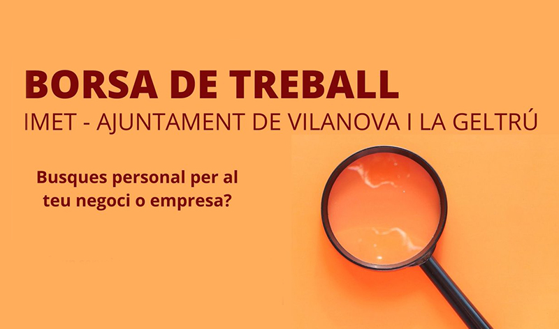 Borsa de Treball de l'IMET.