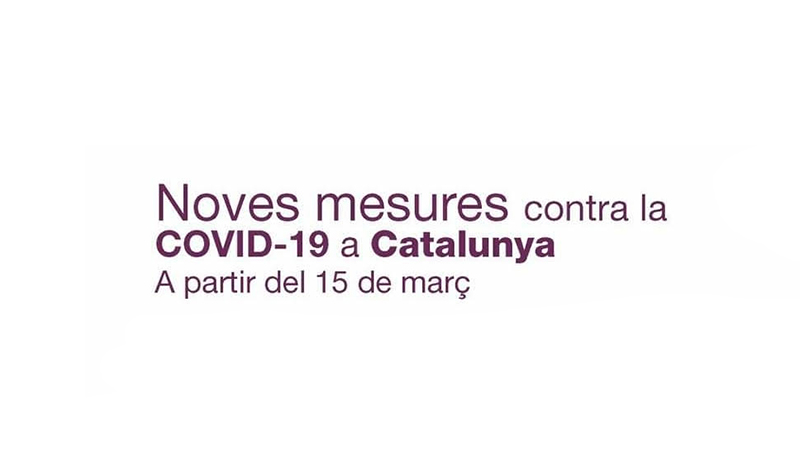 noves mesures restrictives vàlides fins 29 de març de 2021