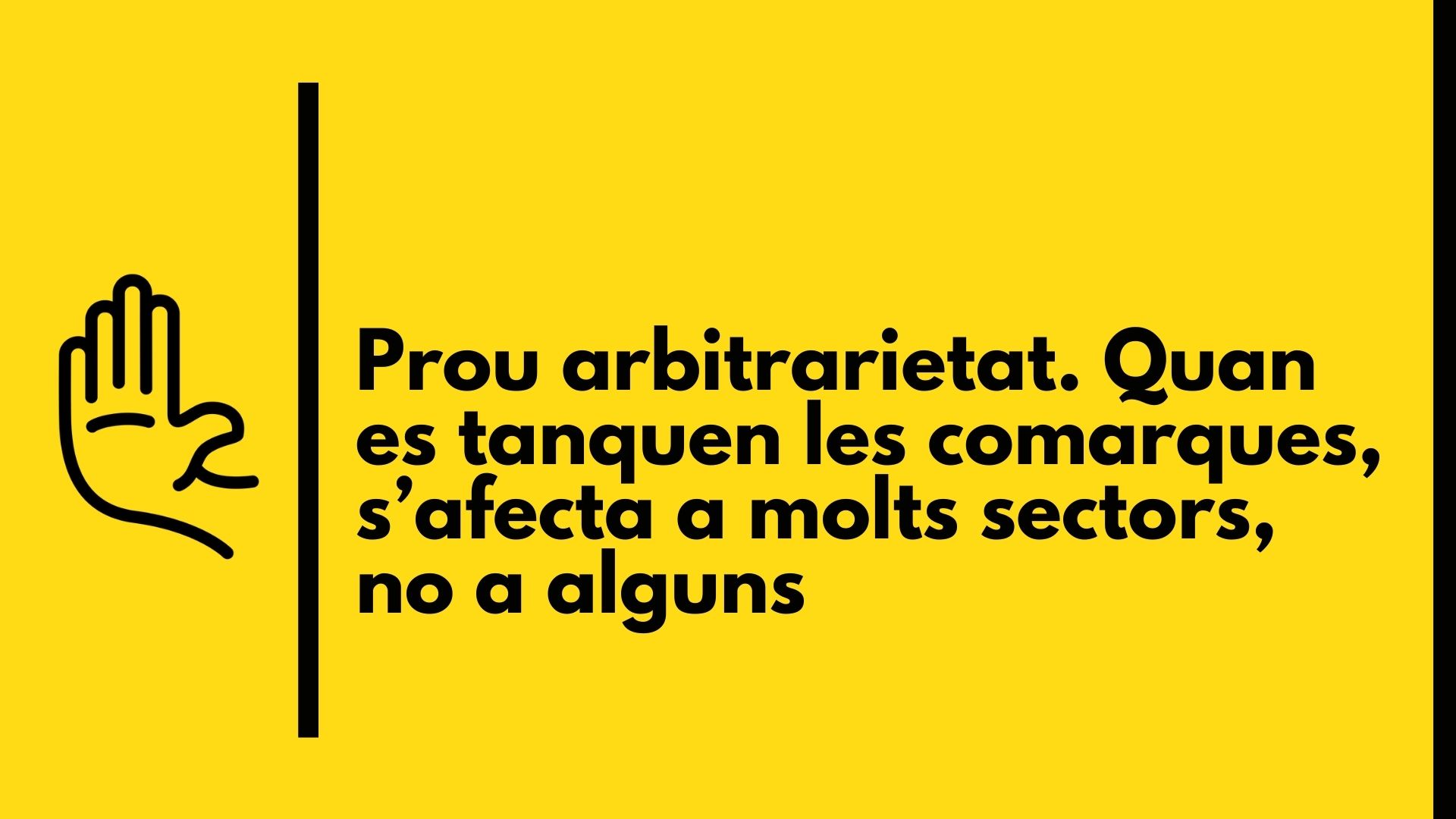 Prou arbitrarietat