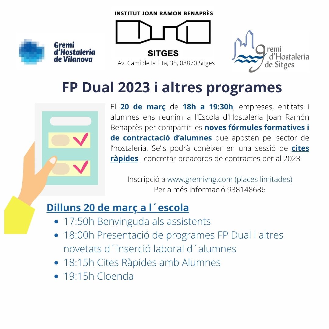 FP Dual 2023 i altres programes
